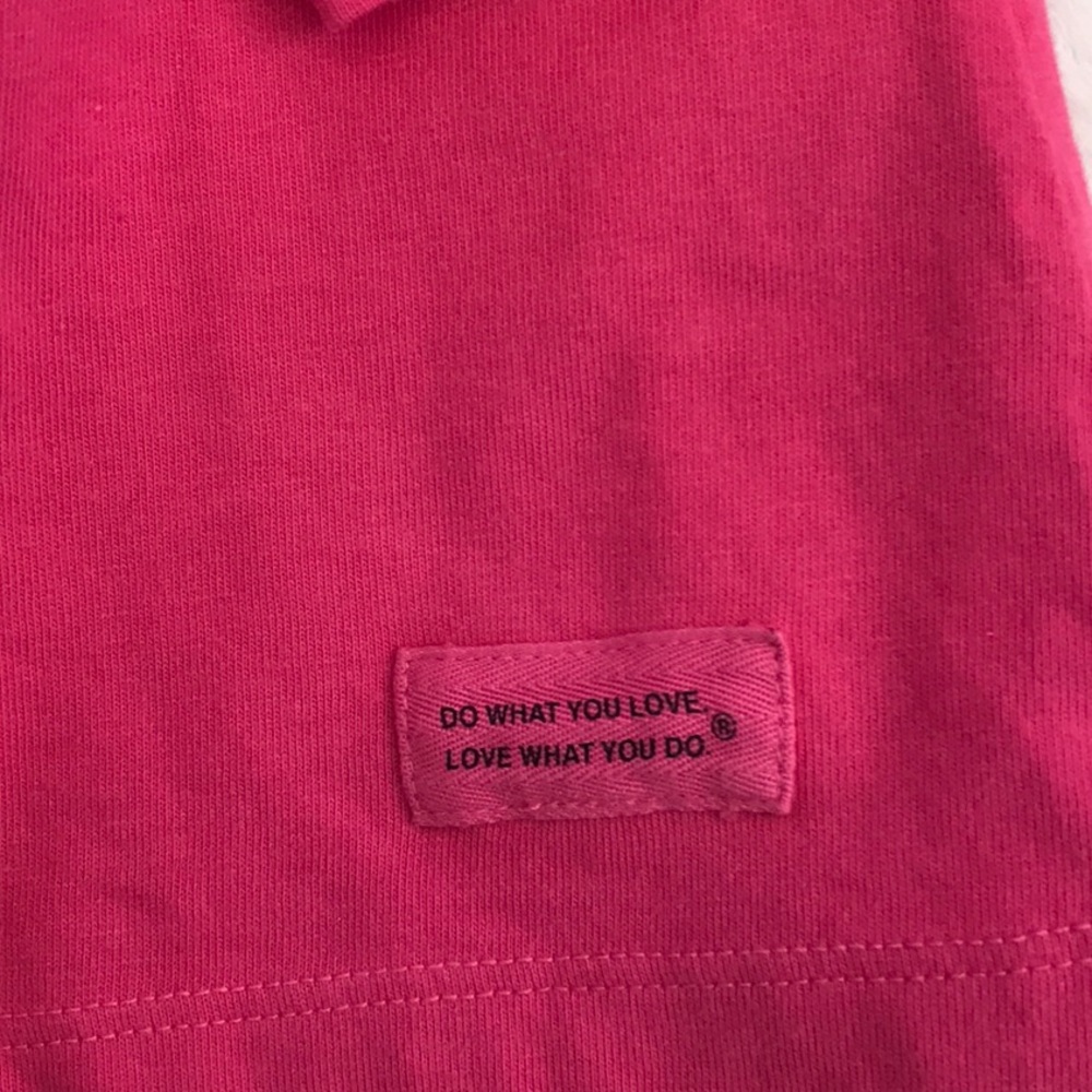 Beautiful "Life Is Good" Camper Pink Long Sleeve Top M - Picture 8 of 9